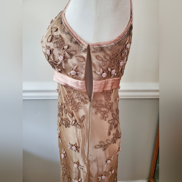 Sue Wong Nocturne Y2K Formal Dress Embroidered Beaded Size 4 - Picture 3 of 9